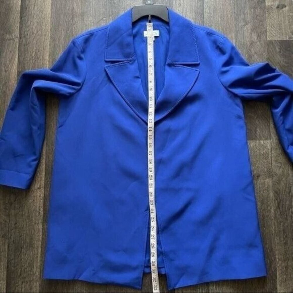 Tahari by Arthur Levine Royal Blue Open Woman's Blazer Size 10 - Picture 5 of 7